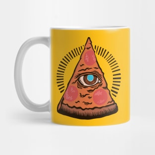 illuminate pizza Mug